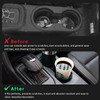 Auovo Cup Holder Insert for 2024-2025 Ford Ranger Accessories Non-Slip
