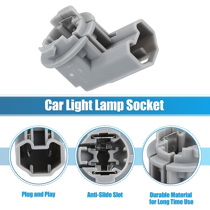 uxcell No.8127512501 Car Tail Lamp Light Bulb Socket Fit for