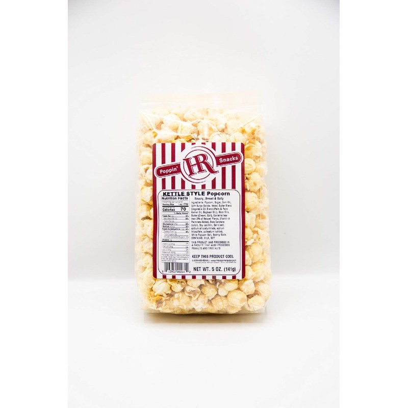 Kettle Corn Popcorn | 6 Pack | HR Poppin' Snacks