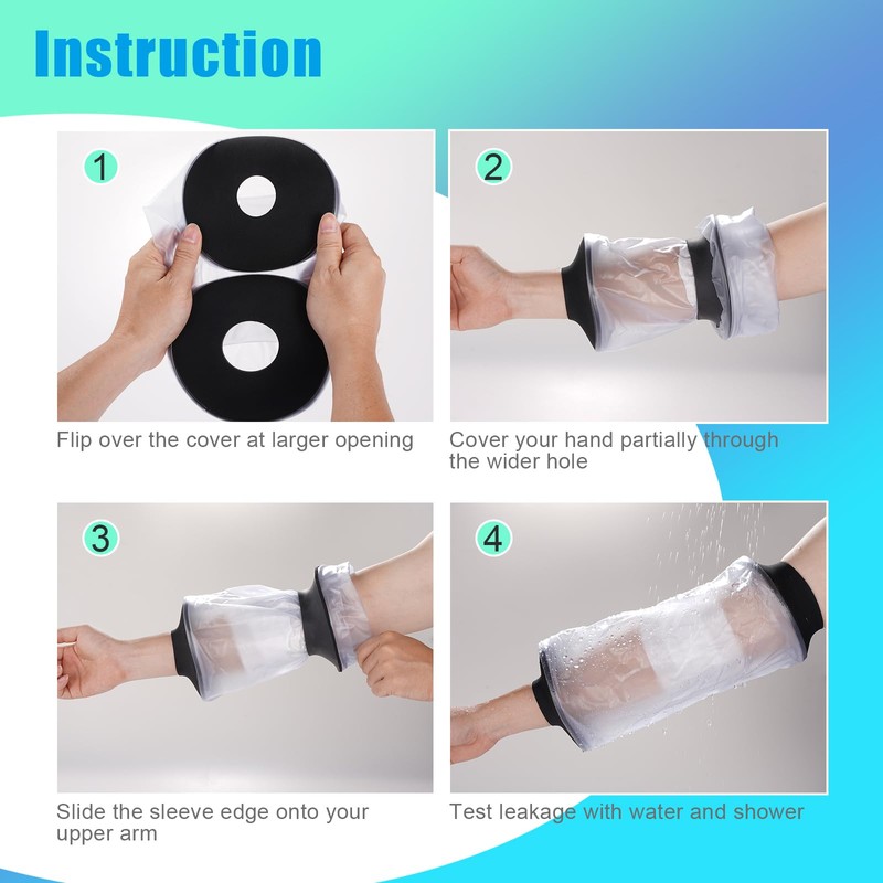 Cast Cover for Shower - Plus Size for Elbow Knee