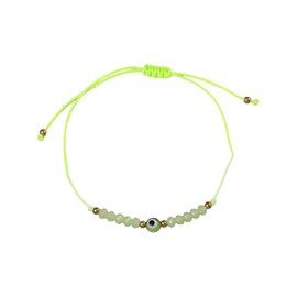 VIE Evil Eye Artificial Crystal Bracelet (Green)
