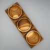Mienloco Wooden Bowls with Serving Plate