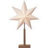 EGLO Table Lamp with Poinsettia, Decorative Star Illuminated Paper with