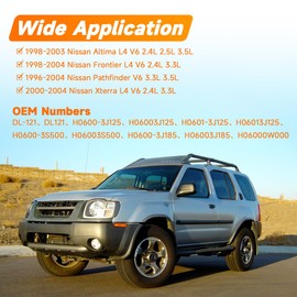 Kekadmai Door Lock Cylinder with 2 Keys Compatible with 1996-2004 Nissan Altima Frontier Pathfinder Xterra, Ignition Switch Lock Cylinder Replaces OEM # DL-121, H0600-3J125