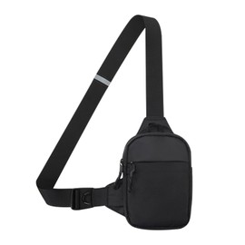 CXJYSD Mini Bolso Cruzado En El Pecho,Para Hombre Y Mujer Con Bolsillos Dobles,Riñonera Impermeable Con Manos Libres,Adecuado Para Deportes Al Aire Libre,Correr Y Viajar