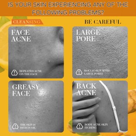 3pcs Turmeric Soap Bar - Kojic Acid & Turmeric Soap - Lemon,Kojic Acid, Acne, Dark Spots, Hyperpigmentation & Smooth Skin - Firming Pores,Refreshing,Deep Cleansing for Women,Men