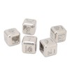 Exciting Food Decision Dice - 5pcs Metal Dice with 30