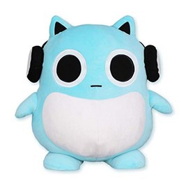 Blue Hamham Big Plush Stuffed Toy, Mascot Figure, Space Hamster Quartet, 4 Brothers of Space Hamster, BLUE HAMHAM (BIG Plush)