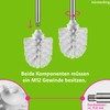Bürstenking Toilet Replacement Brush Head, 71 mm, Toilet Brush Head