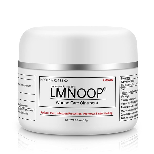 LMNOOP® Bed Sore Cream, Maximum Strength Wound Care Ointment for Infection Protection & Skin Repair, Fast Healing for Diabetic Wounds, Pressure Sores, Venous Ulcer, Burns, Cuts, Scrapes