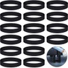 Outus Couch Sectional Connectors Sofa Couch Straps Sofa Rubber Band for Sliding Sofa, Black (8 Pieces)