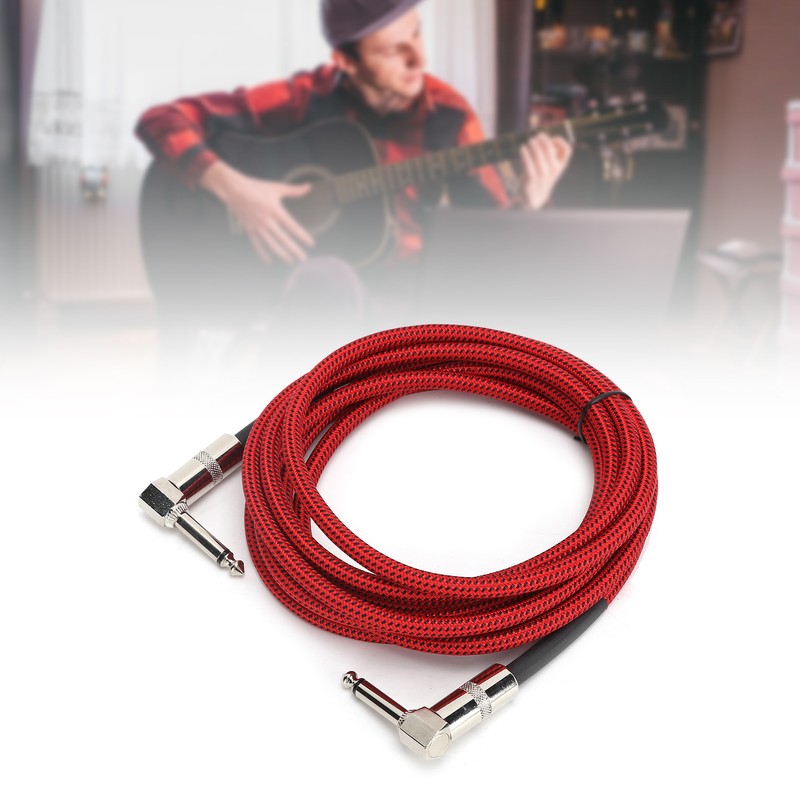 JORINDO Guitar Cable 6.35mm 1/4in Audio Connection Wire Electric Musical