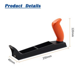Metal Wood Planer, Multiuse Surface Forming Plane Planer 250x40mm Hand Rasp Tool for Woodworking, Trimming and DIY