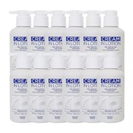 Happybath [해피바스] 크림인 로션 화이트머스크 바디로션 400g x12 Happybath Cream in Lotion Whitemusk Body Lotion 400g x12