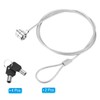 TOP-VIGOR 2Pcs 4 Ft Laptop Cable Lock, 1.2m Security Cables