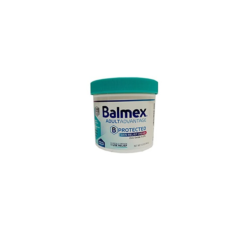 Balmex Adult Care Rash Cream 12 oz (Pack of 2)