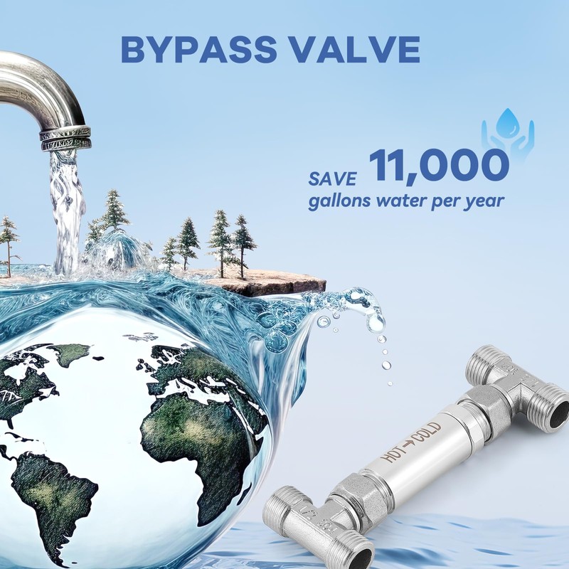 Crispaire Crispaire 304 Stainless Steel Bypass Valve for Instant Hot