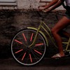Lotsdonxia 48PCS High-Visibility Nighttime Cycling Accessories: Reflective Wheel Lights with