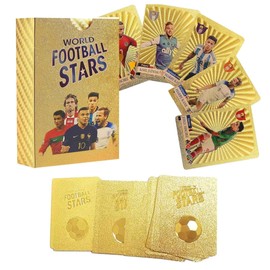 Football Stars Gold Trading Card Set 55 Cards Football Player Edition
