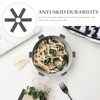 GRIRIW Folding Heat Resistant Insulated Mat Practical Pot Holder for