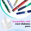 31G x 5mm(3/16") Pen Tips ，Universal Fit, Sterile，Ultra-Thin Wall Technology.