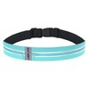 JIMKAN Running Belt with 2 Independent Large Pockets, Mint Blue,