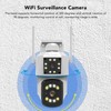 Outdoor WiFi Surveillance Camera 2 Lens Security PTZ IP Cam