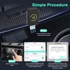 LWMTT Wireless Carplay Adapter, Wireless Android Car Adapter, 2-in-1 Stick,