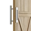 CCJH 9.5" Stainless Steel Sliding Barn Door Handles Pull Flush