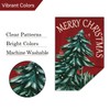 Louise Maelys Merry Christmas Garden Flag 12x18 Inch Welcome Xmas