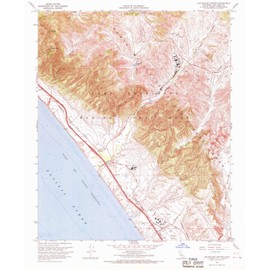 YellowMaps Las Pulgas Canyon CA topo map, 1:24000 Scale, 7.5 X 7.5 Minute, Historical, 1968, Updated 1970, 26.8 x 22 in - Tyvek