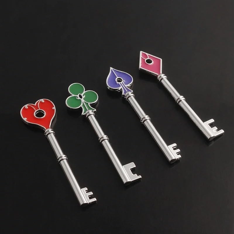 Fashion Cuqui Set of 4 Resident 2 Metal Keys -
