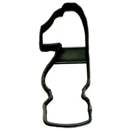 AJT KNIGHT CHESS BOARD GAME PIECE BLACK WHITE CHECKERBOARD COOKIE CUTTER USA PR2486