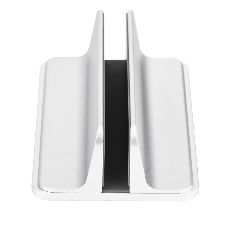 Adjustable Aluminum Vertical Laptop Stand NoteBooks Holder Space saving Bracket