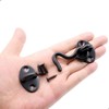 QJZXUEZHEN 2Pcs 2 inch Barn Door Lock, Cabin Hook Eye