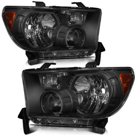 OCPTY Headlight Assembly Pair Replacement For 2008-2017 for Toyota Sequoia 2007-2013 for Toyota Tundra