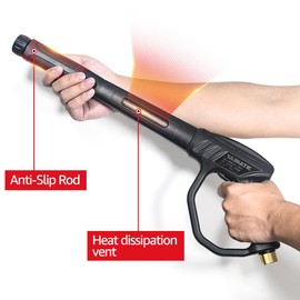 YAMATIC Pressure Washer Gun and Hose with Easy Pull Trigger, 50FT Power Washer Hose and Wand Replacement for Honda, Excell, Simpson, Craftsman, Troy Bilt, Ryobi, Greenworks