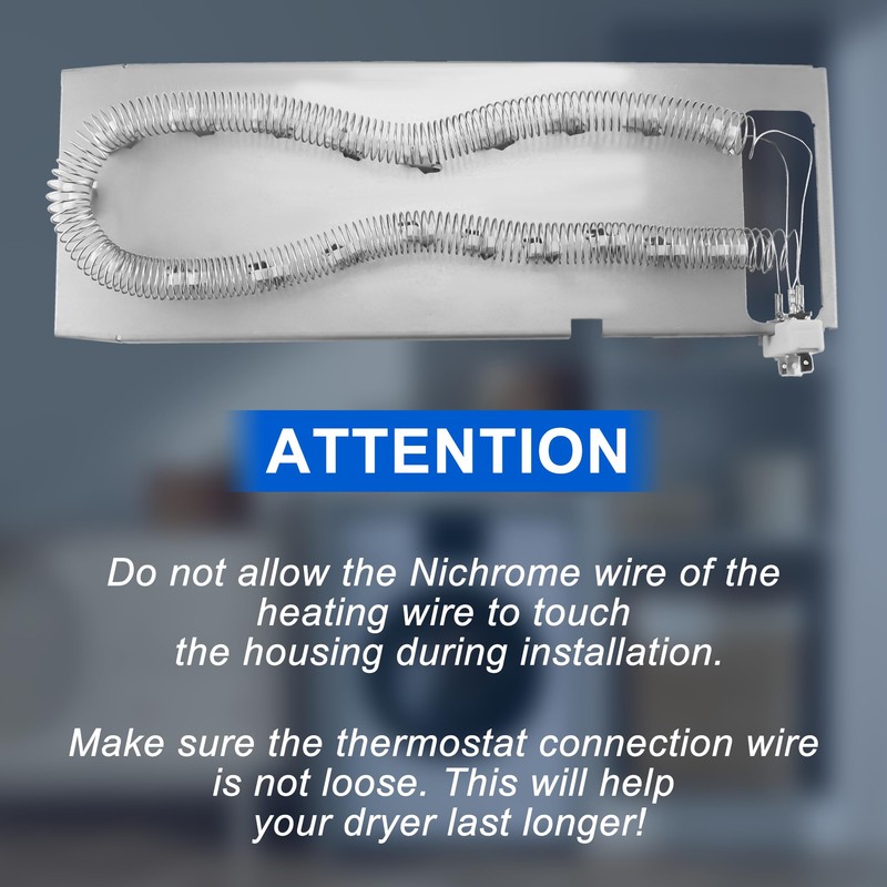 TOMOON W11025156 W10608823 Dryer Heating Element for Whirl-pool,Cabrio,Ken-more 110 series,May-tag