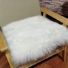 Champlus Sheepskin Chair Cushion Pad Genuine Australian Sheepskin Seat Cushion