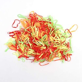 Elastic Bands 400 Pcs Jumbo Large Size Strong Unbreakable Stretchy Reusable Multi-Purpose Rubber Hair Ties (Brown Assorted - 4 Pack of 100 Pcs)