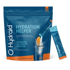 Hydraid Hydration Helper I Kohlenhydrat-Elektrolyt Pulver I verbesserte Wasseraufnahme I 25 Stück I Getränkepulver I Kalorienarm I Sport I Orange