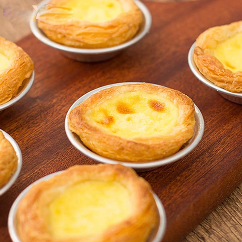 Egurs Egg Tart Mold 10pcs Aluminium Egg Tart Mini Pie