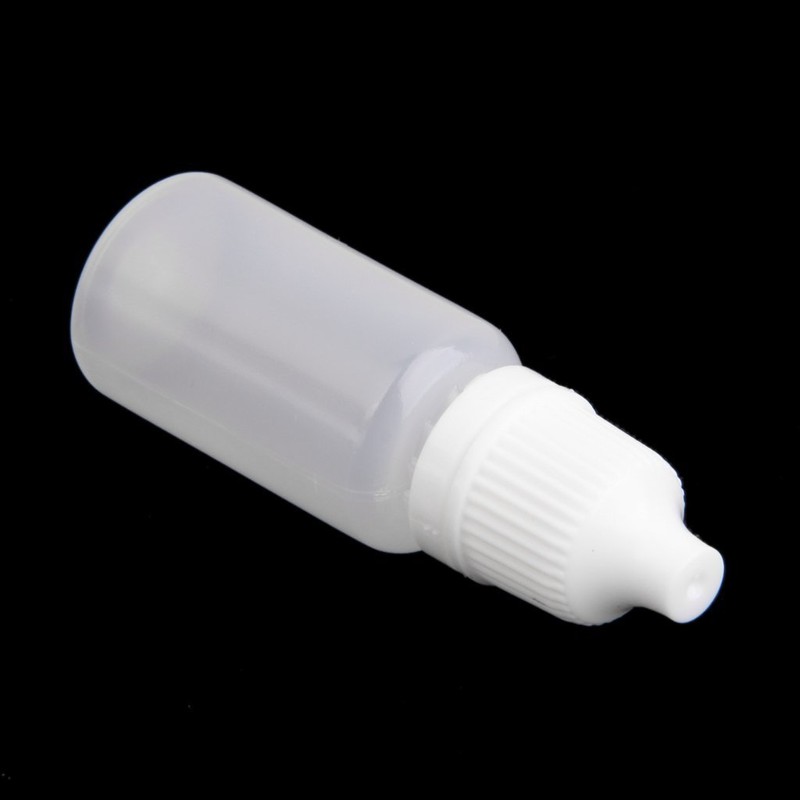 10pcs10ml Lab Dropping Bottles,Squeezable Plastic Liquid Dropper Bottles,Empty Eye Liquid