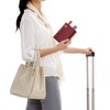 WALNEW Passport Holder Cover Wallet, RFID Blocking Leather Travel Document