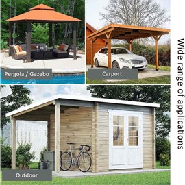 Transparent Plastic Tarpaulin Outdoor Waterproof Curtain with Zipper 0.5mm Waterproof Side Panels for Pavilion, Porch, Customizable bujnie (Color : Clear Gray, Size : 4.6x2.5m)