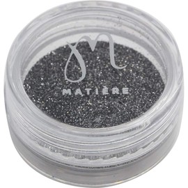 MATIERE Retro Reflection Glitter, Black, 0.02 oz (0.5 g)