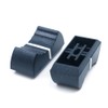 CENPEK 10Pcs Plastic Black Straight Slide Potentiometer Flat Push Knob