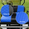SAMXOMAP Golf Cart Front and Rear Seat Covers Waterproof and