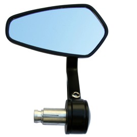 MotorToGo One Pair Black CNC Arrow 7/8" Handlebar Bar End View Mirrors for 1982 Honda Nighthawk 450 CB450SC