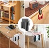 FAMKIT Side Shelf on Desk, 2 Pieces Laptop Holder Table